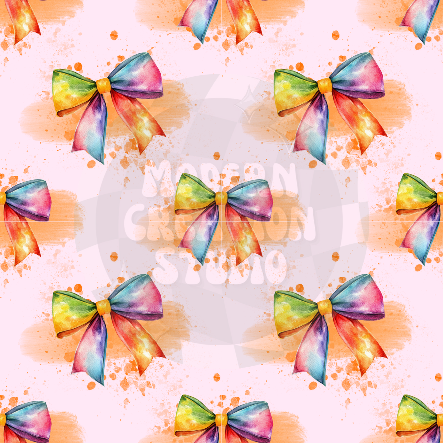 Multi color Coquette Bow Seamless File