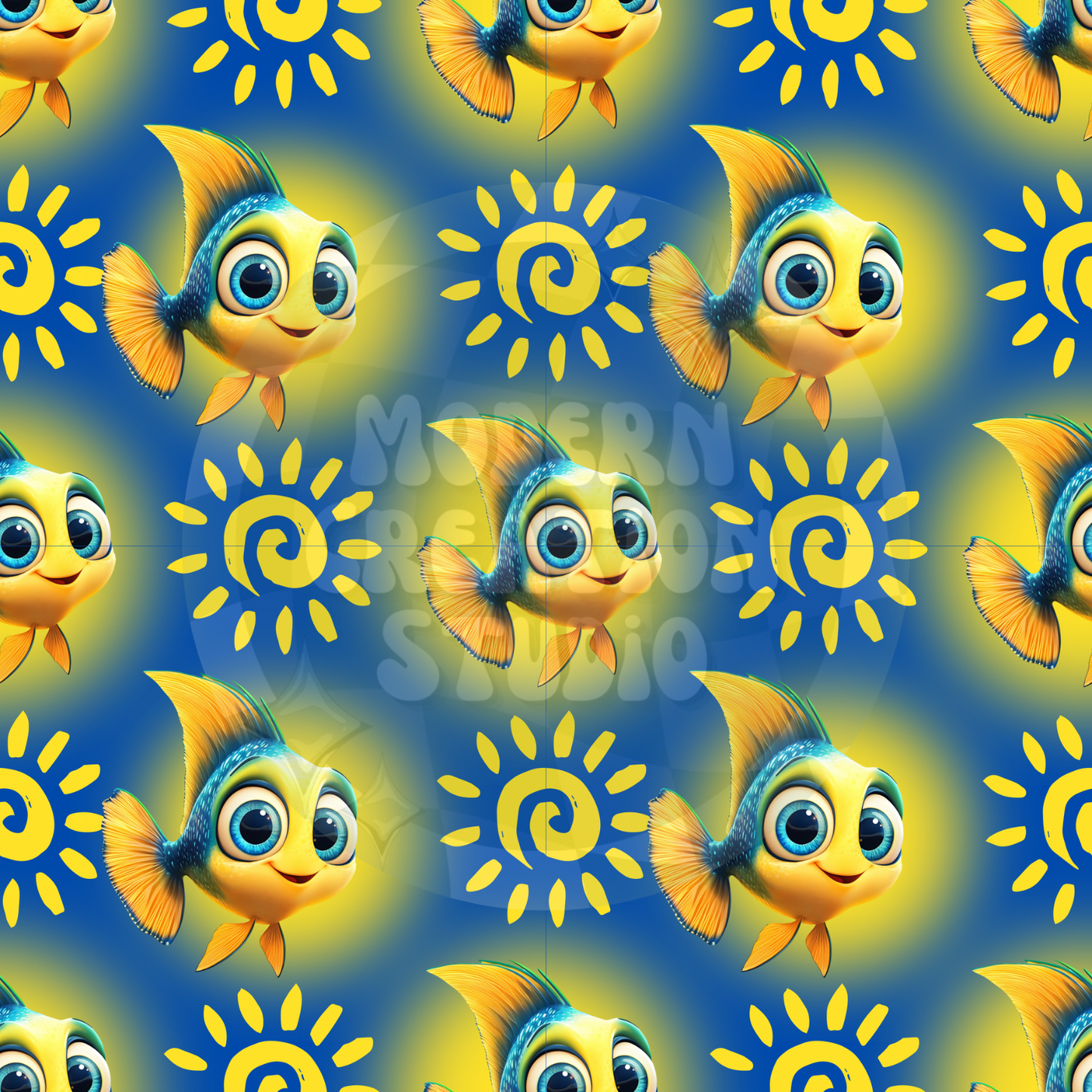 Fish/Sun Seamless File