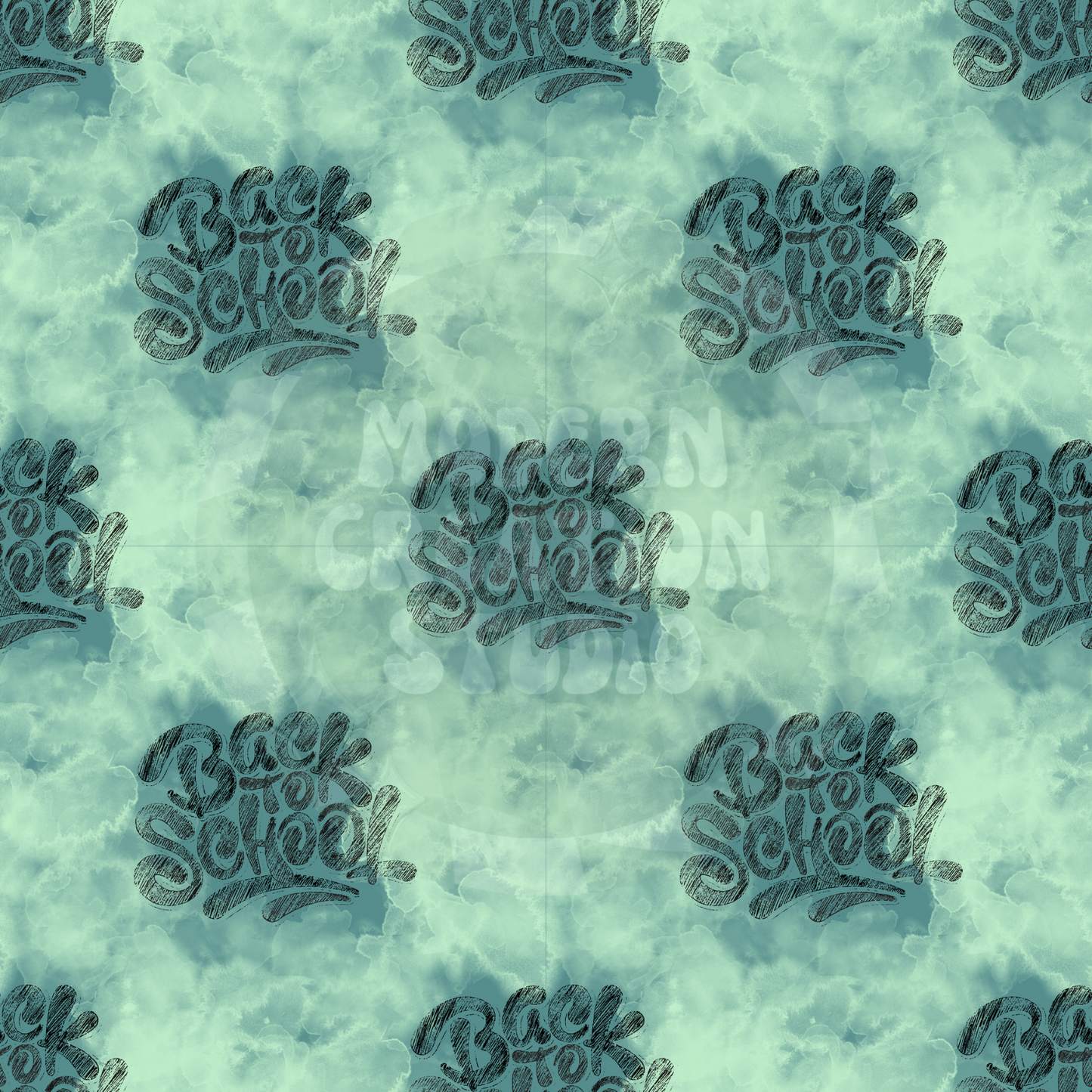 Back To School Water Color Seamless File