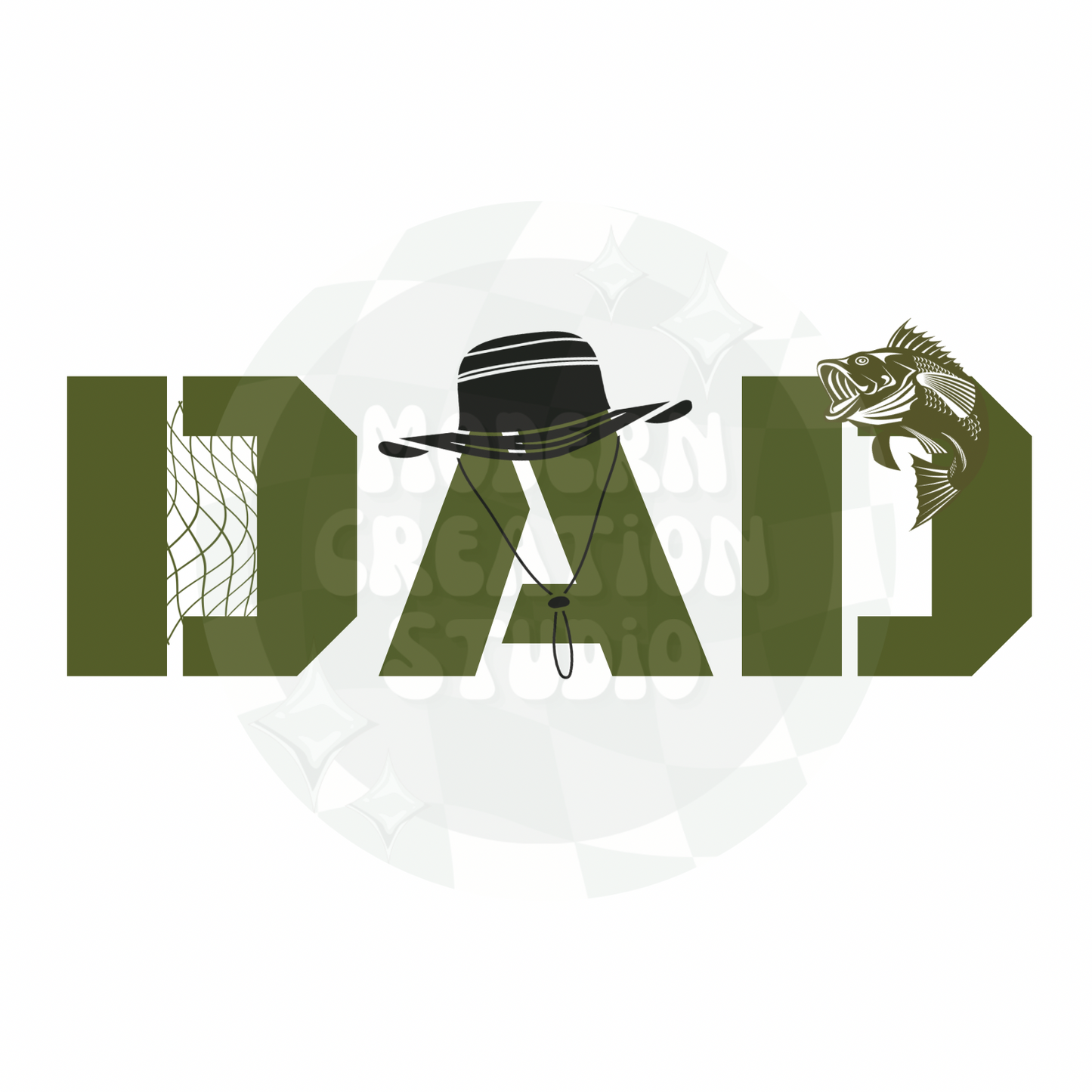Dad fishing PNG File