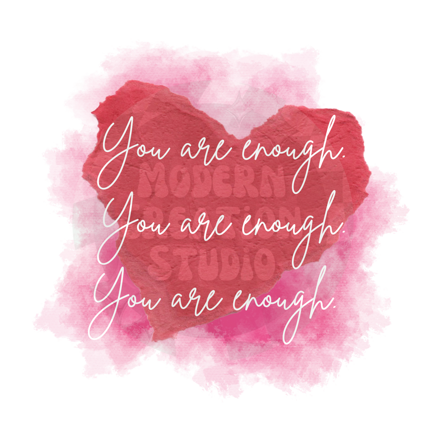 You are Enough PNG File