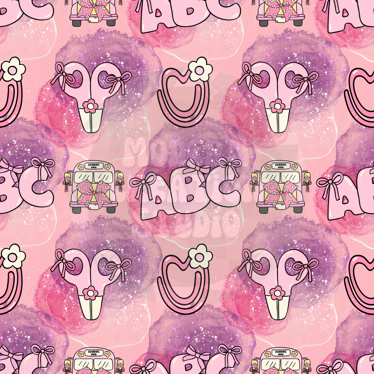 Back To School ABC Seamless File