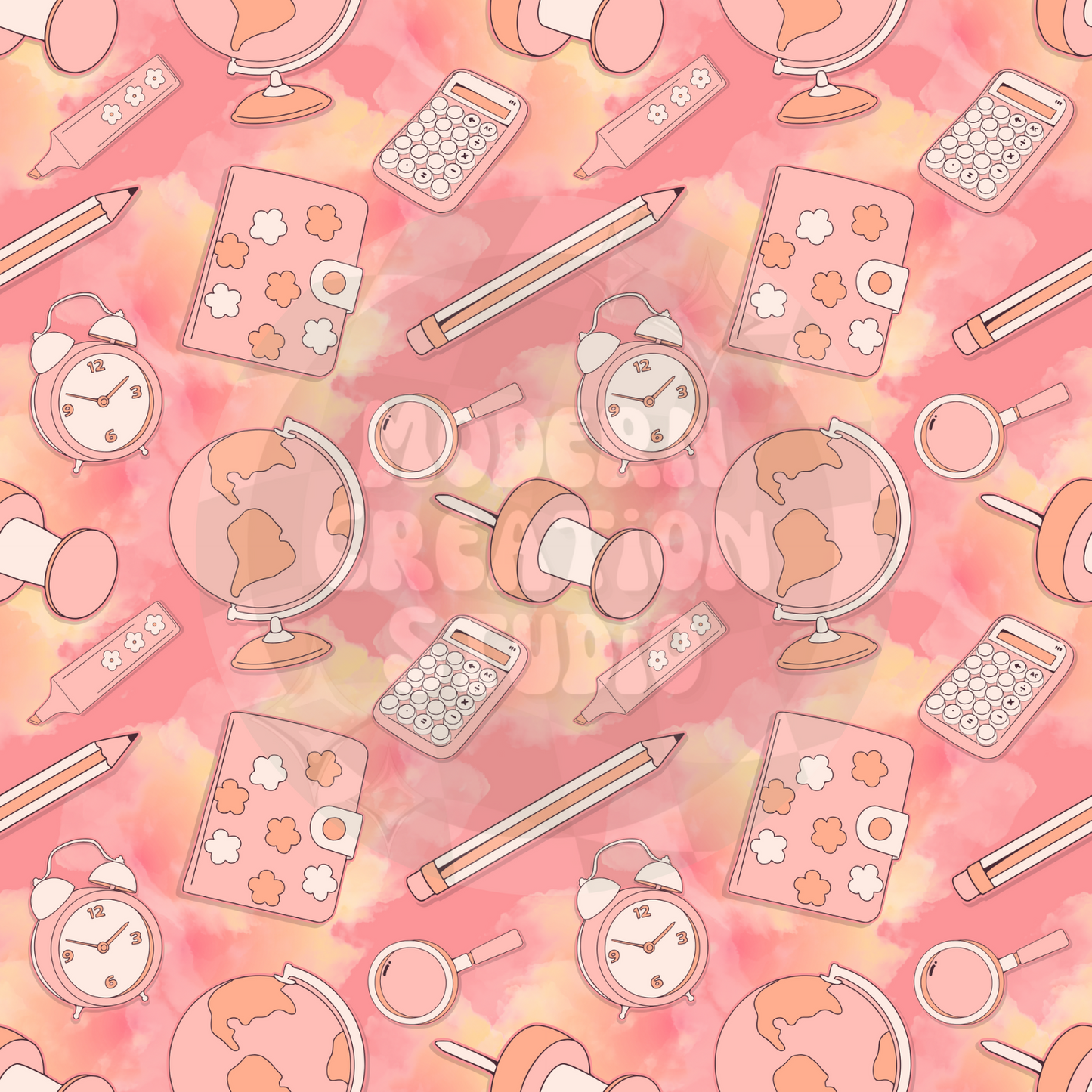 Back To School Peachy Seamless File