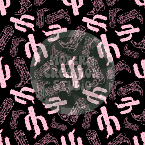 Cactus Boots Seamless File