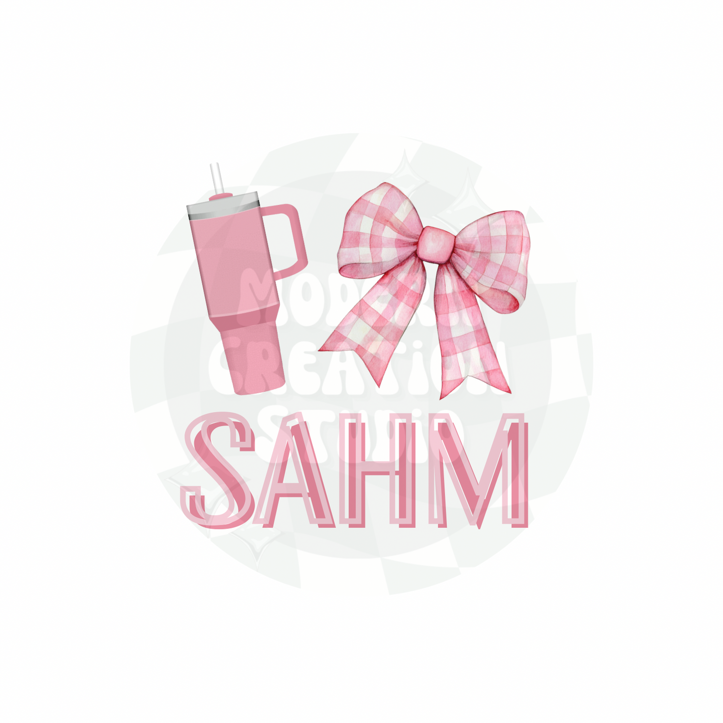 Pink SAHM PNG File