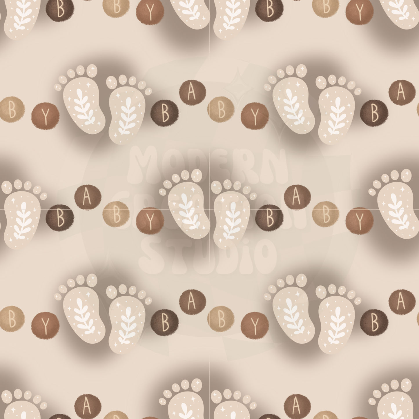 Neutral Baby Feet Seamless File