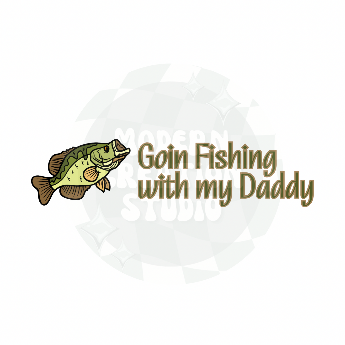 Goin Fishing With My Daddy PNG File