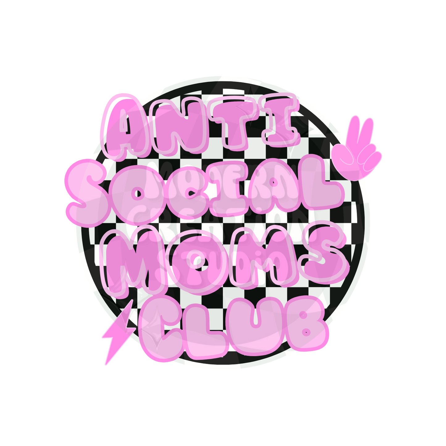 Antisocial moms club PNG File
