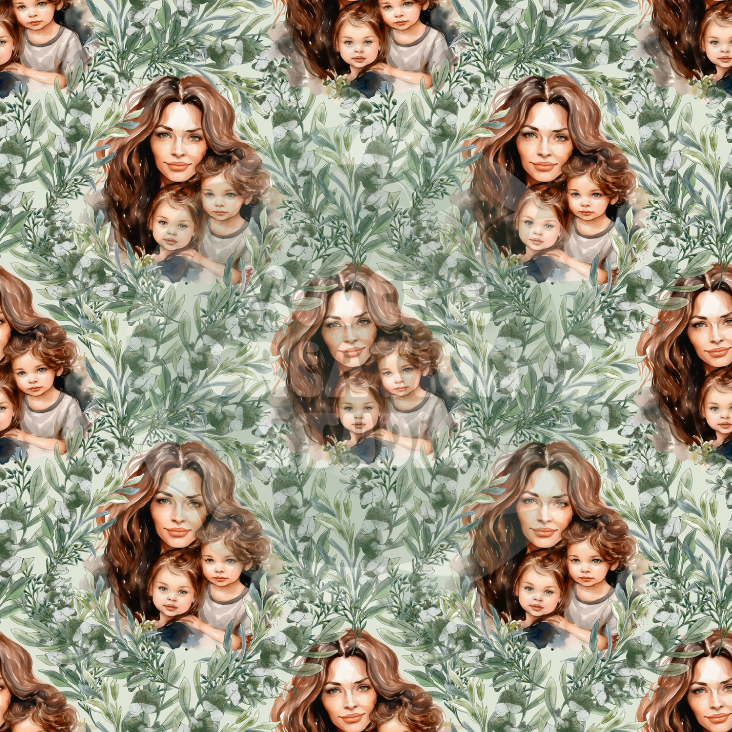 Mom of both Green Seamless File