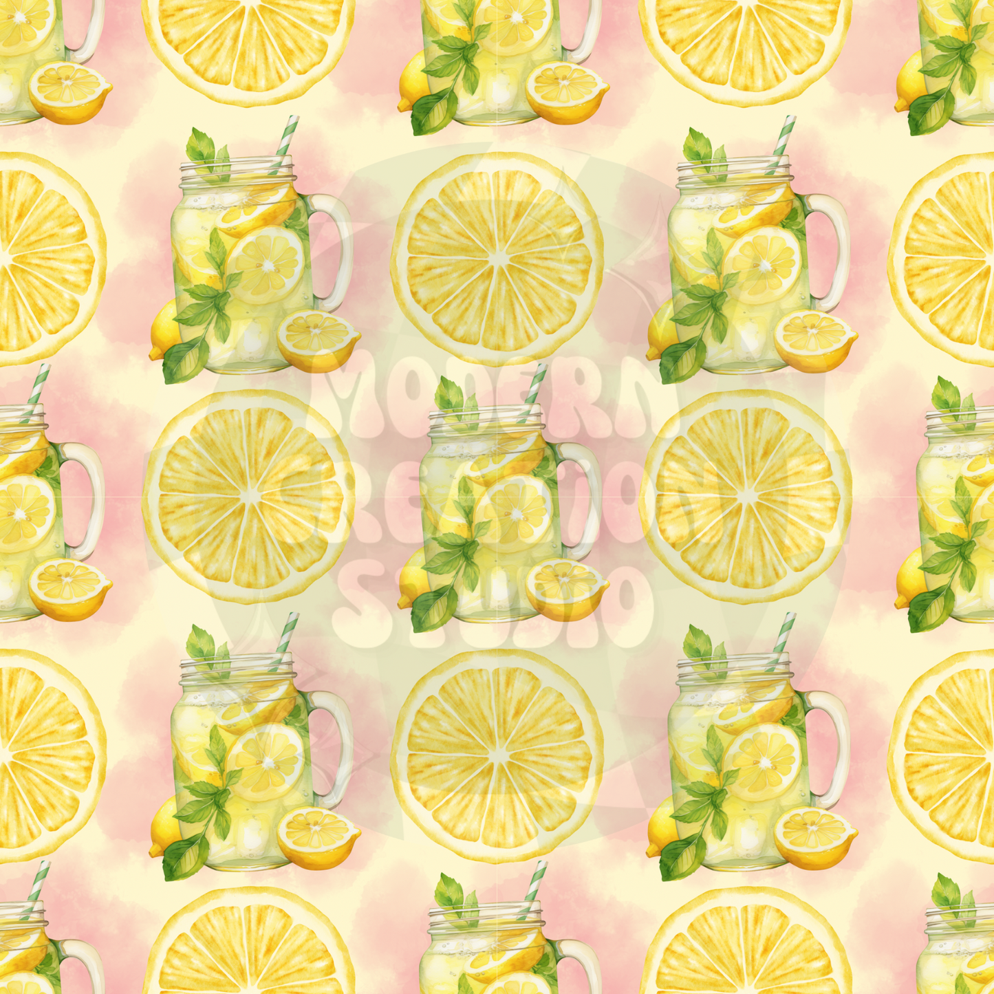 Lemonade Summer Seamless File