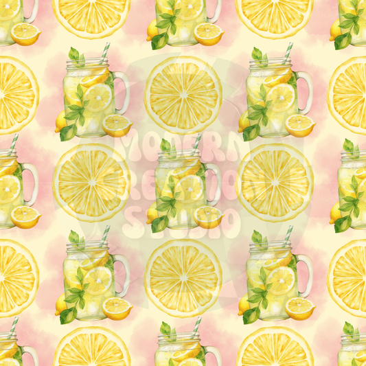 Lemonade Summer Seamless File