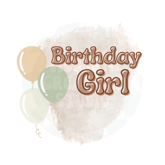 Birthday Girl PNG File
