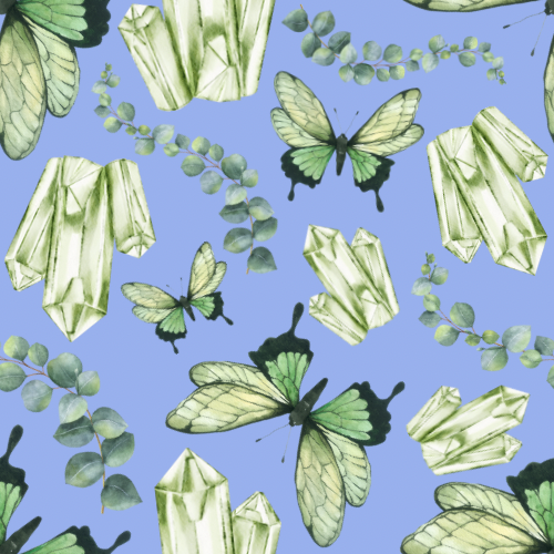 Purple Crystal Butterfly seamless File