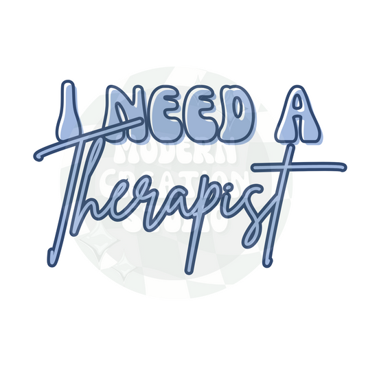 I need a therapist PNG File