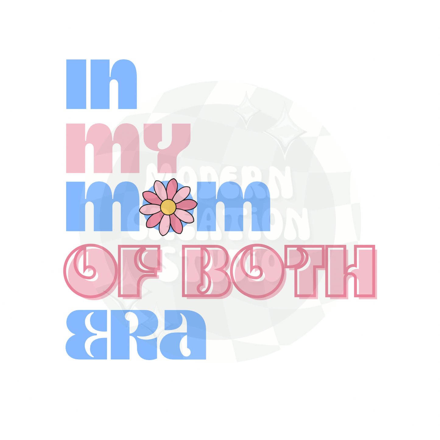 In My Mom Of Both Era PNG File