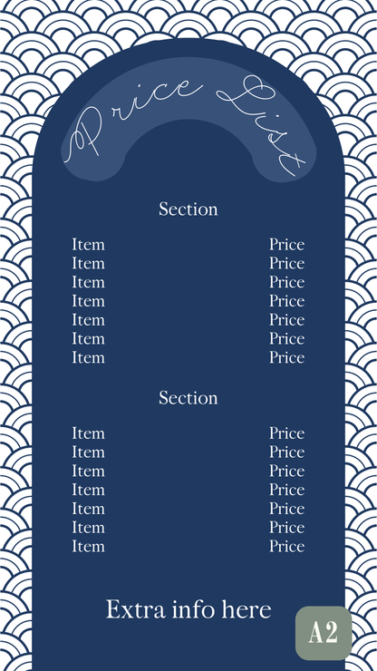 Pre-Made Price lists