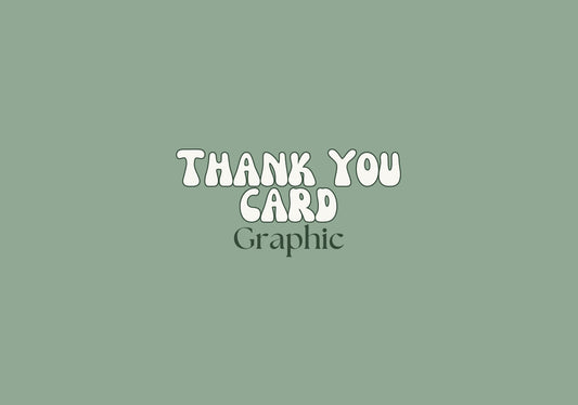 Thank You Card Graphic