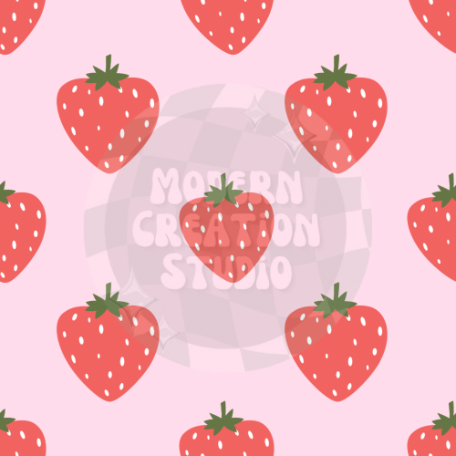 Pink Strawberry Seamless File