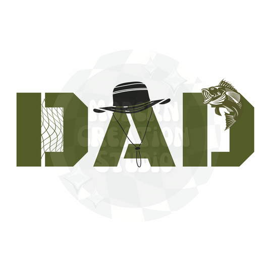 Dad fishing PNG File