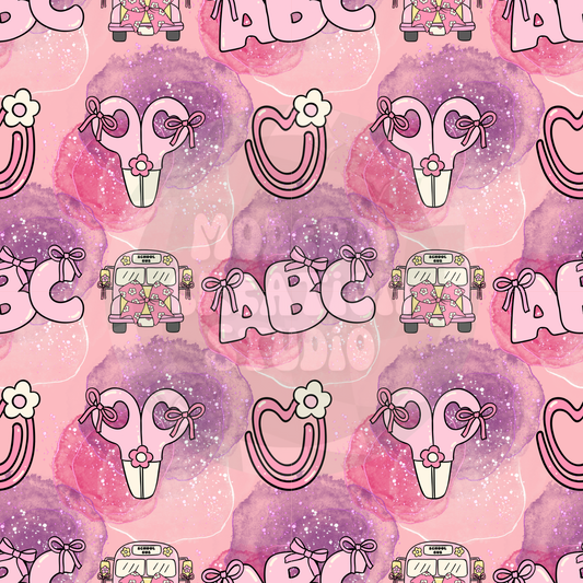 Back To School ABC Seamless File