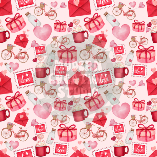Light pink Valentine’s Day Seamless File