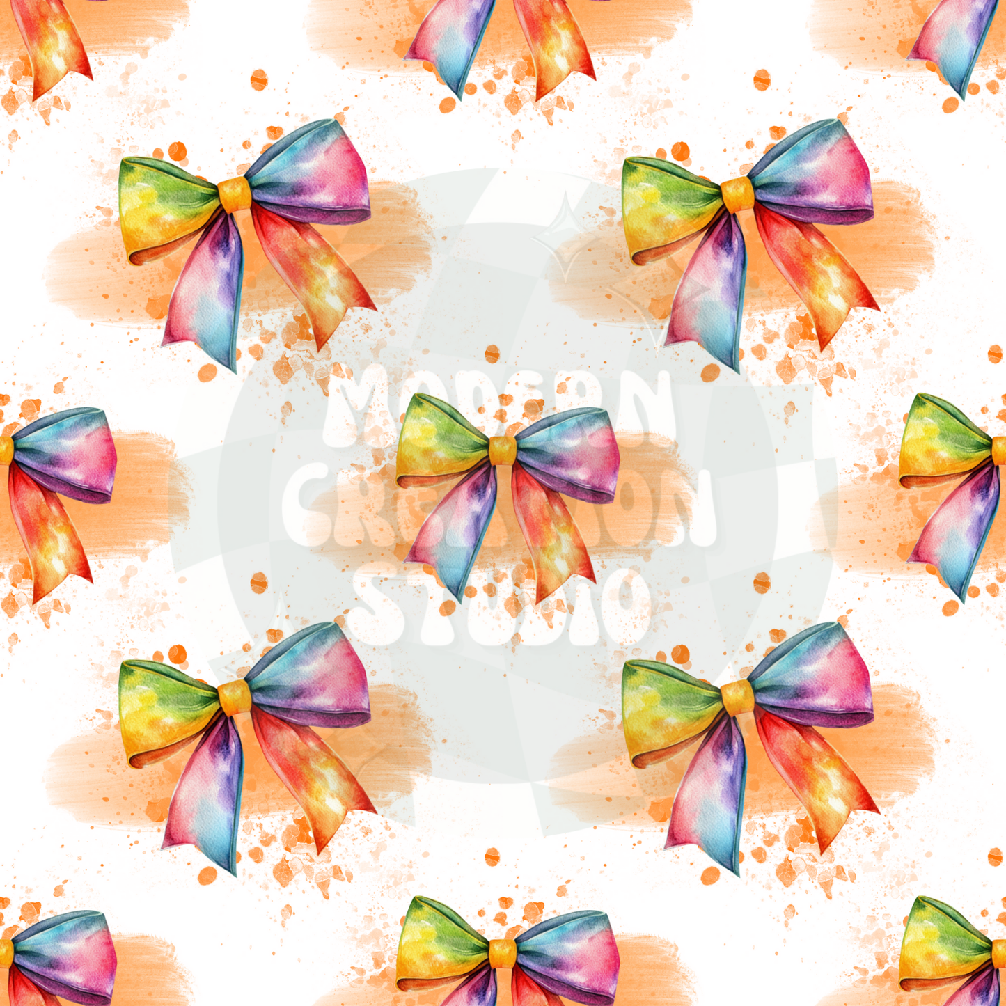 Multi color Coquette Bow Seamless File