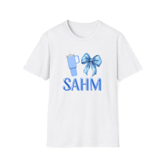 SAHM Softstyle T-Shirt - Cozy and Stylish for Moms