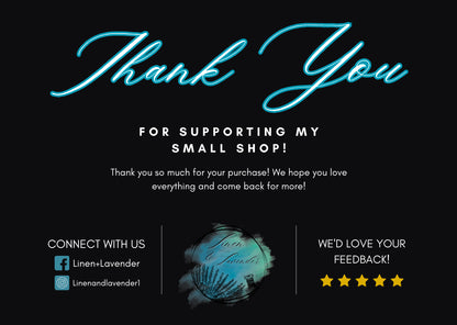 Thank You Card Graphic