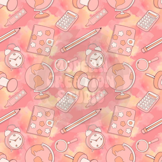 Back To School Peachy Seamless File