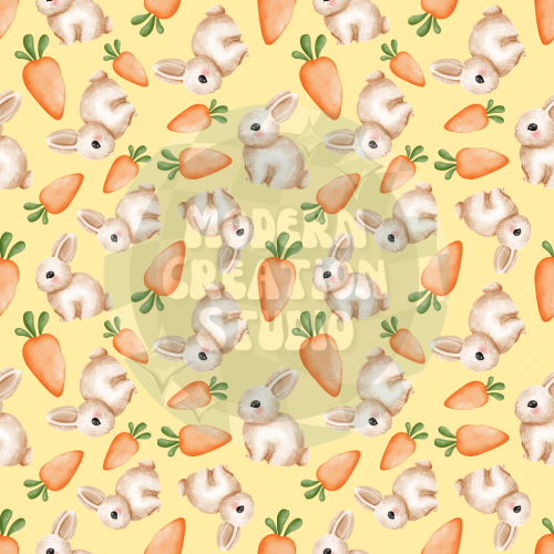 Bunny/Carrot Yellow Seamless File