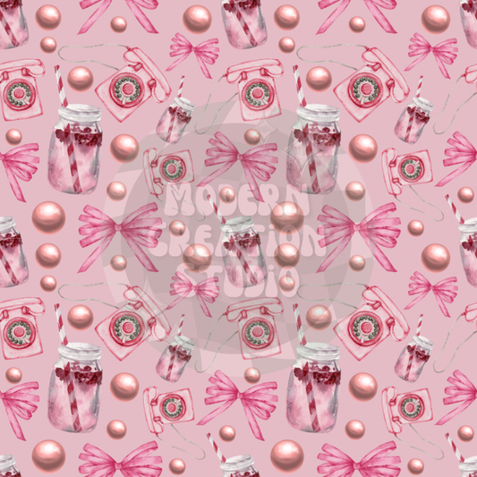 Bubble Gum Pink Seamless File