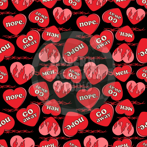 Anti-Valentines day seamless file