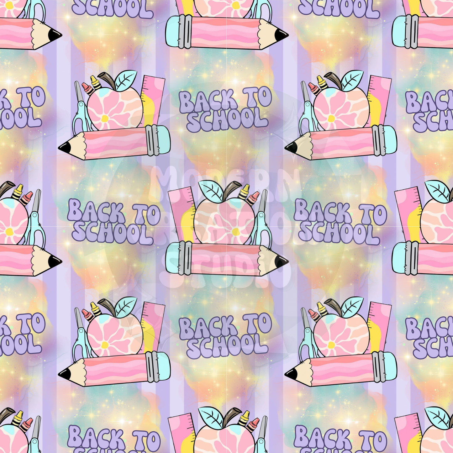 Back To School Pastels Seamless File