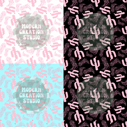 Cactus Boots Seamless File