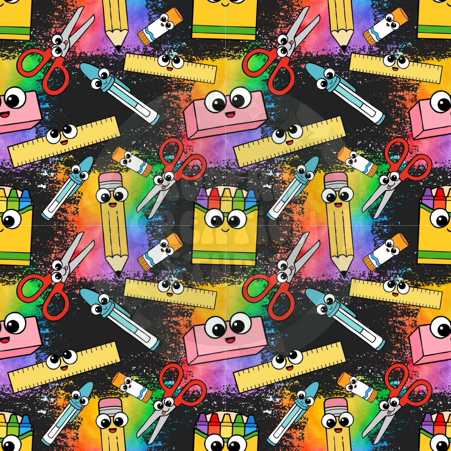 Back To School Friends Seamless File