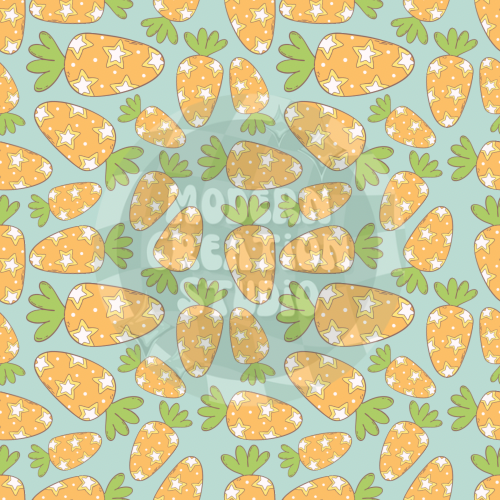 Teal Carrot Seamless File