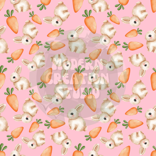 Bunny/Carrot Pink Seamless File