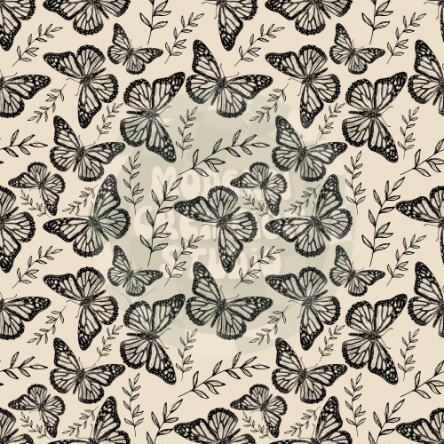 Tan Butterfly Seamless File