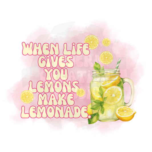 When life gives you lemons PNG file