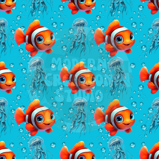 Clown Fish Seamless File
