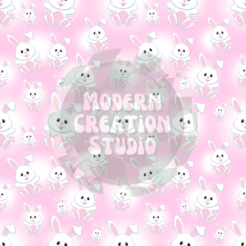 Light Pink Bunny Seamless File