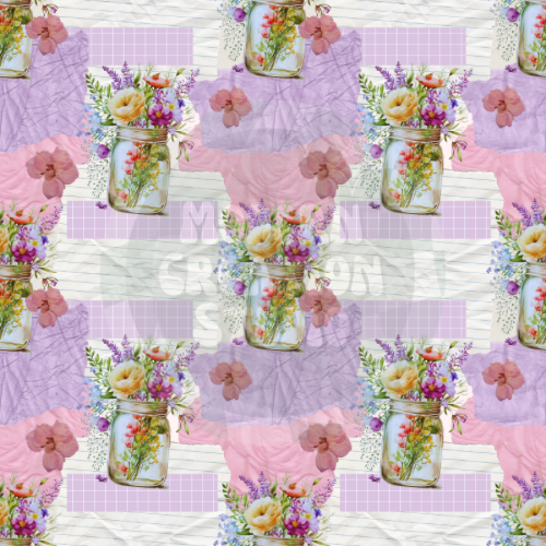 Vase of flowers Seamless File