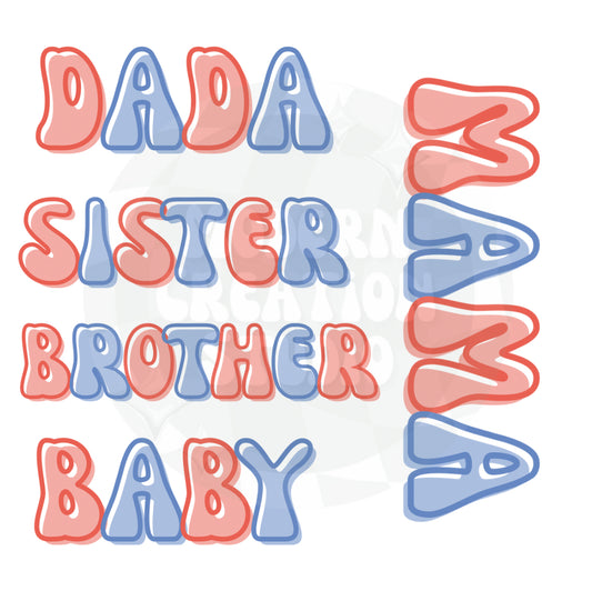 4OJ Family Name set