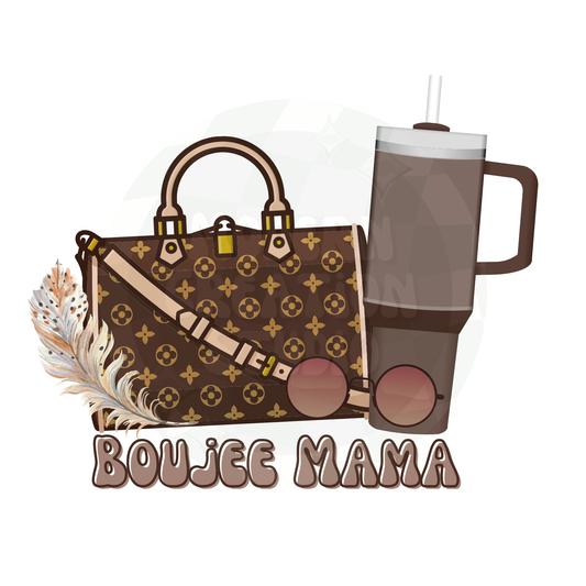 Boujee Mama Inspired PNG File