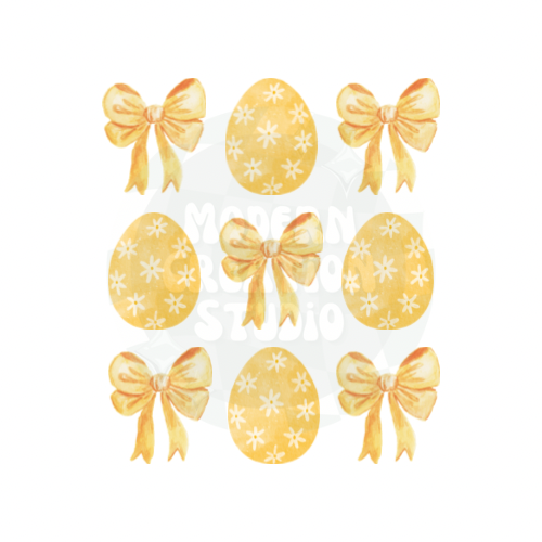 Easter egg bow PNG File