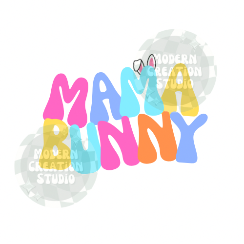 MAMA BUNNY Bright PNG File
