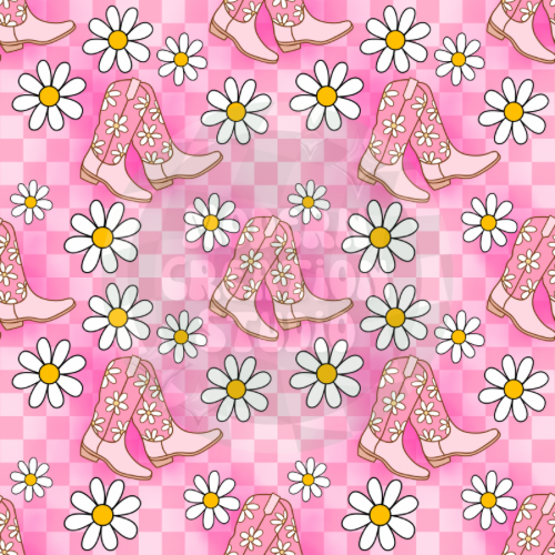 Cowgirl Daisy Seamless File