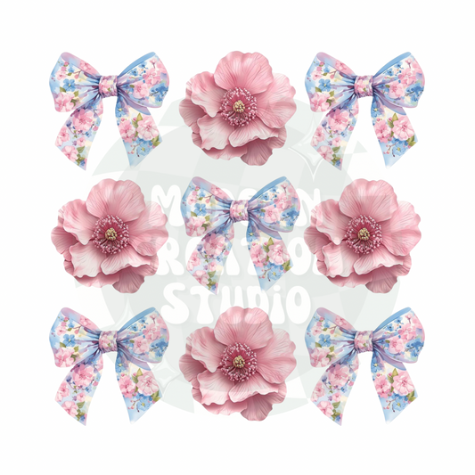 Floral Bow PNG File